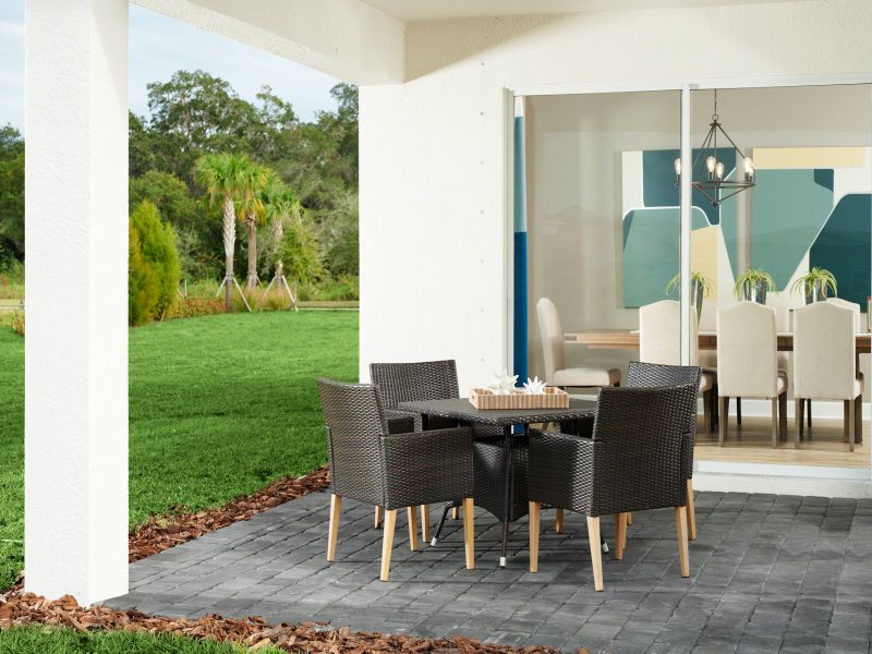 Lanai modeled at Savanna at Lakewood Ranch.