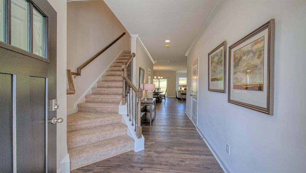 Furnished interior view inside a new home in The Townes at Stonecrest, Hendersonville (Image 2).
