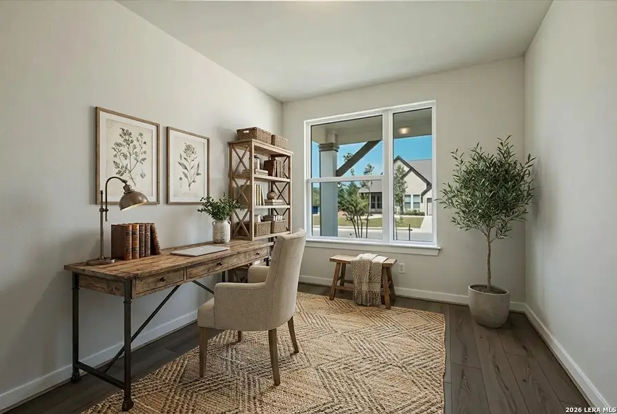 Furnished interior view inside a new home in Foxbrook, Cibolo (Image 11).
