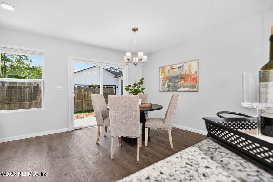 Furnished interior view inside a new home in , Jacksonville (Image 11).