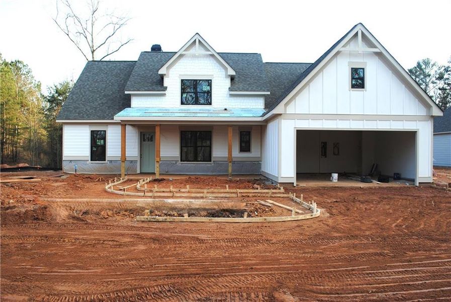 In-progress construction of a new home in , Ellijay, GA (Image 7).
