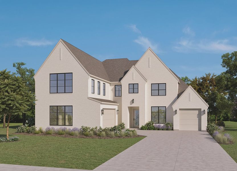 Representative exterior photo of a completed home built from the The Grayson by Homebound in Park Place, Prosper, TX (Image 17).