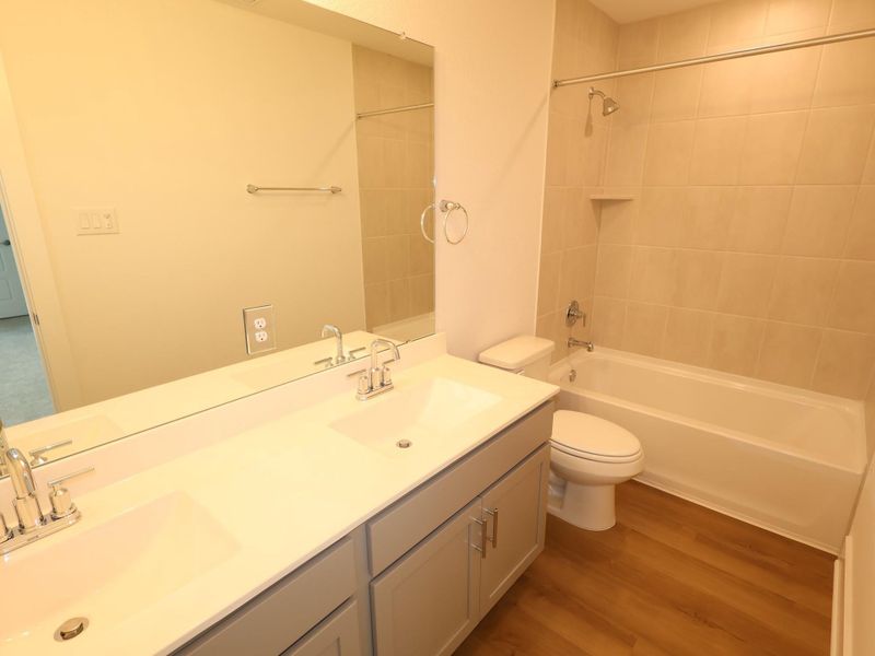 Furnished interior view inside a new home in Marvida, Cypress (Image 7).