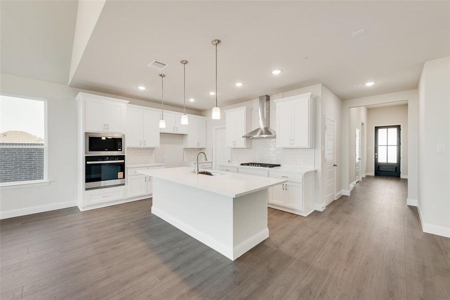 Furnished interior view inside a new home in Wildflower Ranch, Justin (Image 9). Furnished interior view inside a new home in Wildflower Ranch, Justin (Image 9).