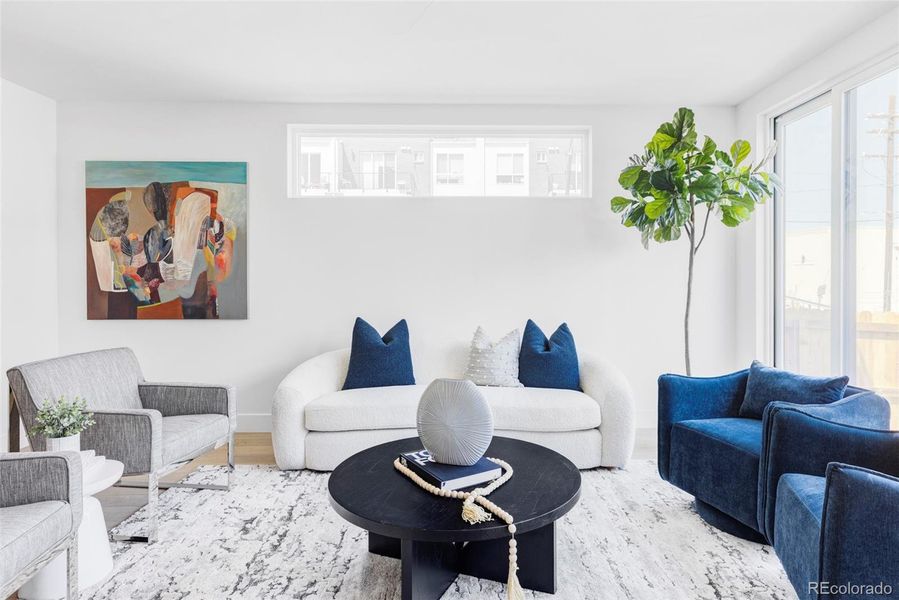 Furnished interior view inside a new home in , Denver (Image 31). Furnished interior view inside a new home in , Denver (Image 31).