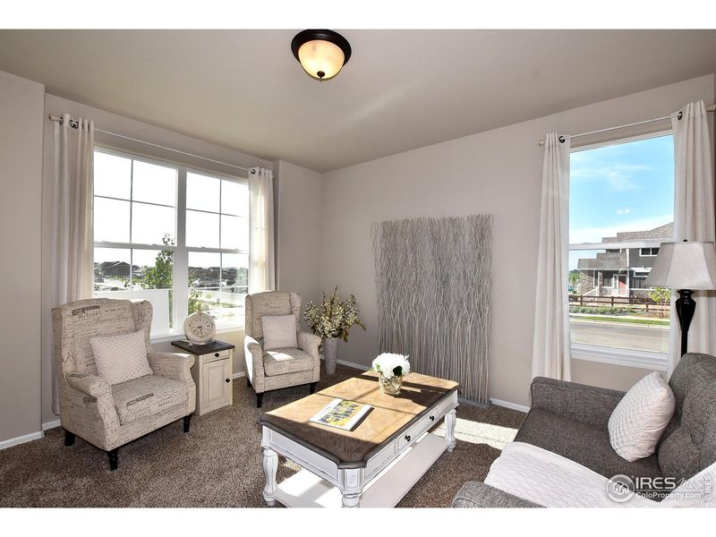 Furnished interior view inside a new home in Southridge, Johnstown (Image 27).