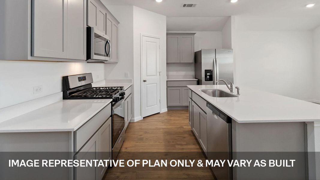 Furnished interior view inside a new home in Monarch Ranch, Manor (Image 7). Furnished interior view inside a new home in Monarch Ranch, Manor (Image 7).