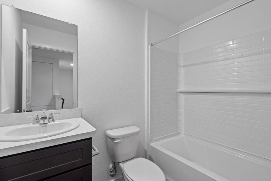 Furnished interior view inside a new home in Crosby Farms, Crosby (Image 5). Furnished interior view inside a new home in Crosby Farms, Crosby (Image 5).