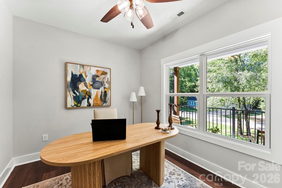 Furnished interior view inside a new home in , York (Image 35).