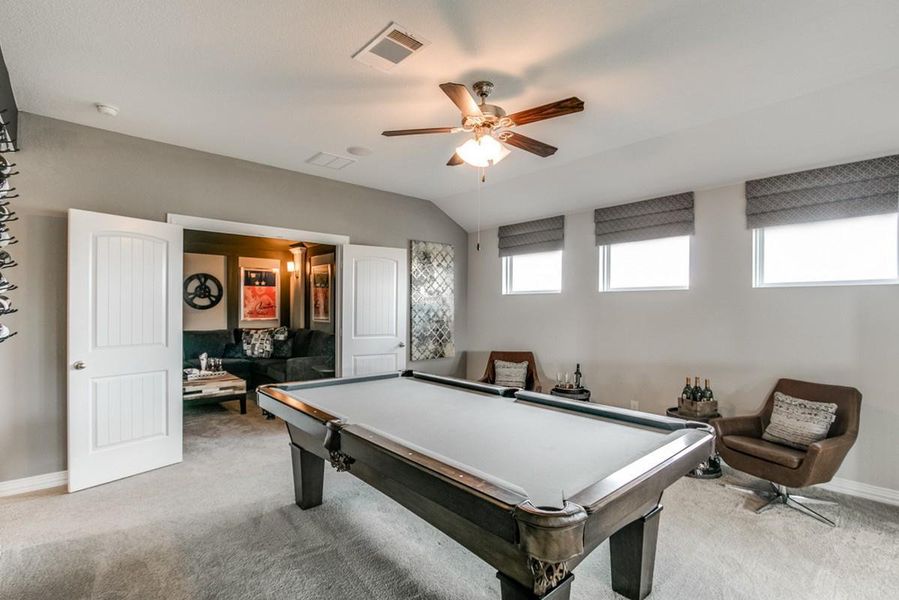 Furnished interior view inside a new home in Marvida, Cypress (Image 21).