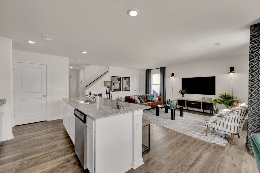 Representative furnished interior of a home built from the Salem by D.R. Horton in Isabel Estates, Knoxville (Image 8).
