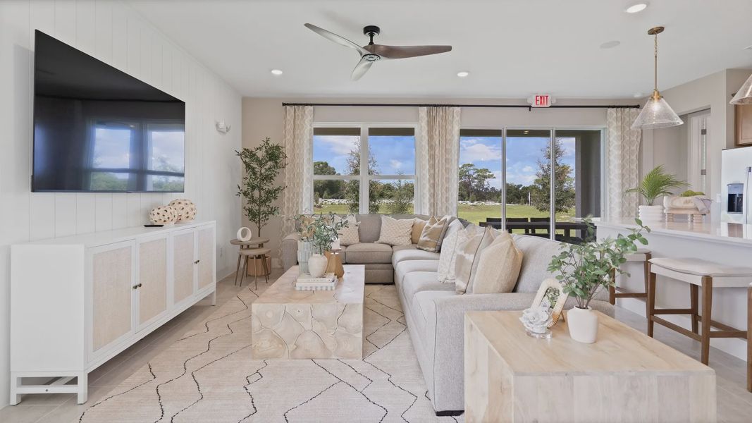 Furnished interior view inside a new home in Trailside, Mount Dora (Image 24).