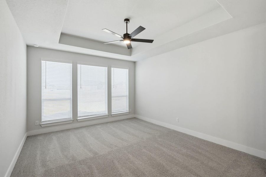 Representative unfurnished interior of a home built from the Mackenzie by Chesmar Homes in Sienna Lakes, San Antonio (Image 10).