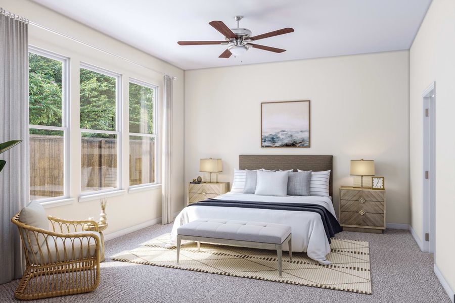 Furnished interior view inside a new home in Park Central, Georgetown (Image 10).