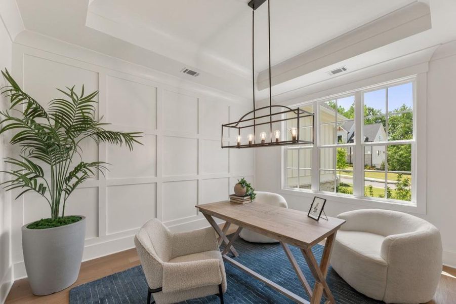 Furnished interior view inside a new home in Arden on Lanier, Cumming (Image 14).