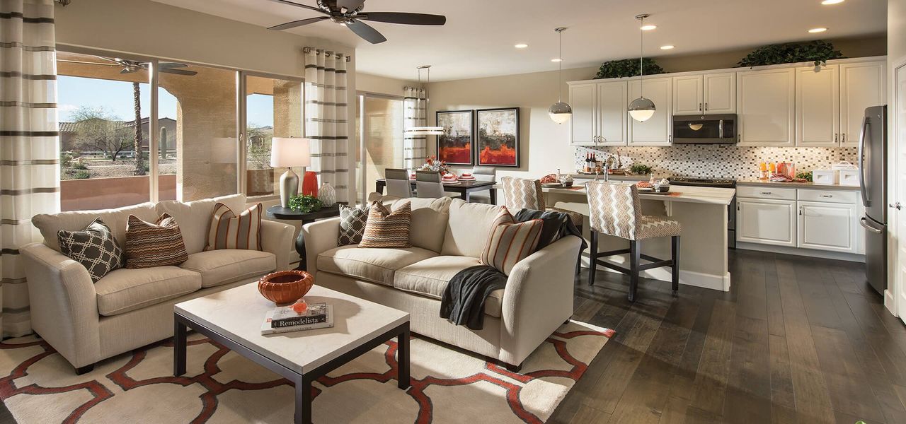 Representative furnished interior of a home built from the Cholla by Robson Resort Communities in Robson Ranch Arizona, Eloy (Image 4). Representative furnished interior of a home built from the Cholla by Robson Resort Communities in Robson Ranch Arizona, Eloy (Image 4).