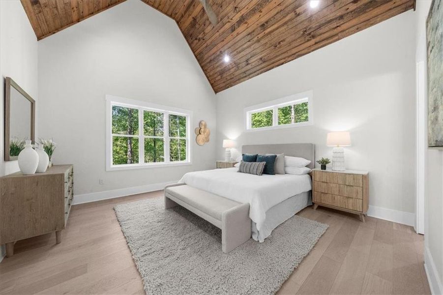 Furnished interior view inside a new home in , Gainesville (Image 32).