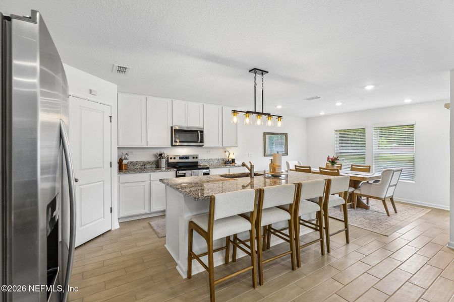 Furnished interior view inside a new home in Dunns Crossing, Jacksonville (Image 21). Furnished interior view inside a new home in Dunns Crossing, Jacksonville (Image 21).
