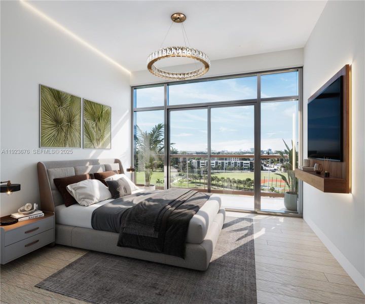 Furnished interior view inside a new home in , Hallandale Beach (Image 7).