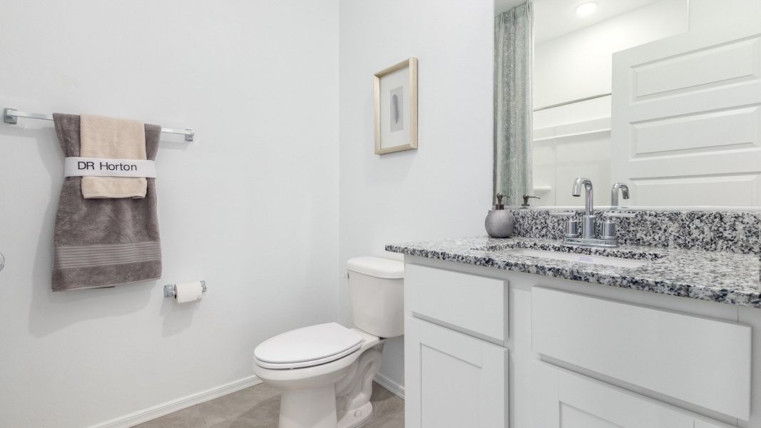Furnished interior view inside a new home in Casas del Cerrito, Tucson (Image 36).