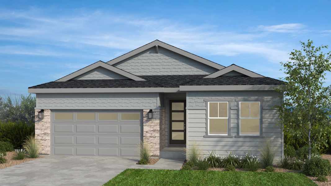 Representative exterior photo of a completed home built from the Royal Arch by Taylor Morrison in Trailstone, Arvada, CO (Image 19).