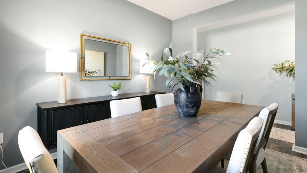 Representative furnished interior of a home built from the WILMINGTON by D.R. Horton in Martin Farms, Aberdeen (Image 13).