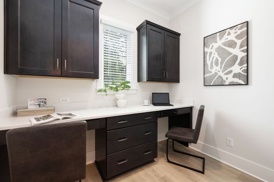 Representative furnished interior of a home built from the Kemp by True Homes in Stonebridge Fairways, Monroe (Image 23). Representative furnished interior of a home built from the Kemp by True Homes in Stonebridge Fairways, Monroe (Image 23).
