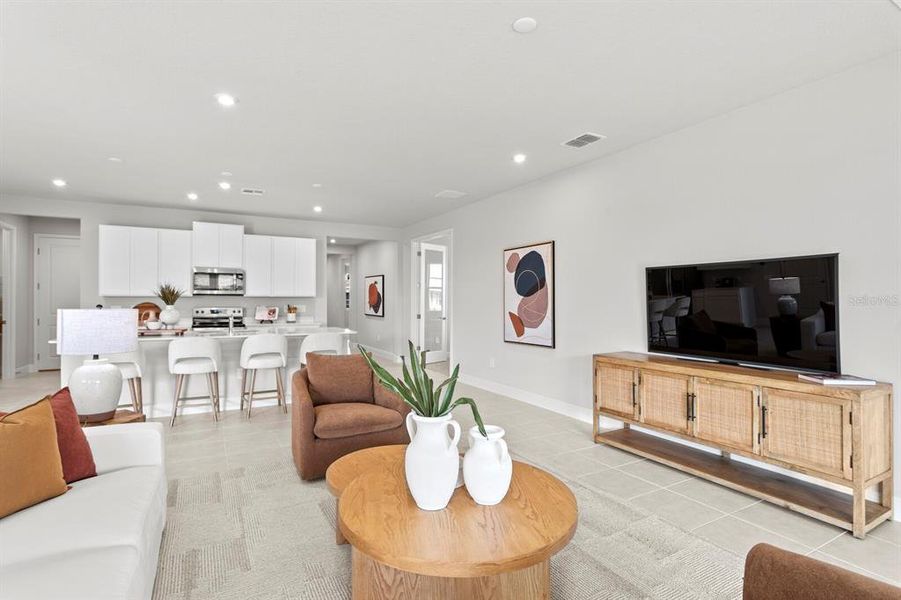 Furnished interior view inside a new home in Windwater, Parrish (Image 35).