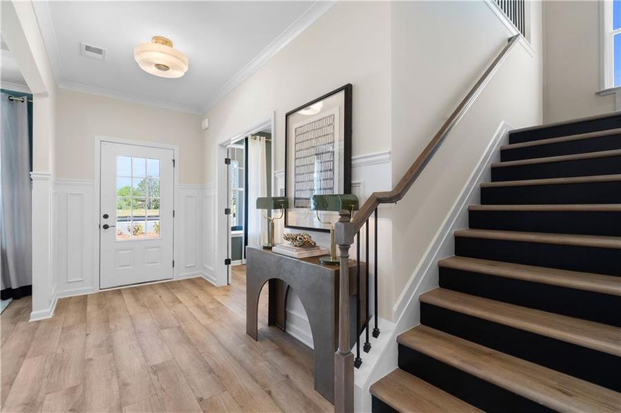 Furnished interior view inside a new home in Trinity Park, McDonough (Image 17).