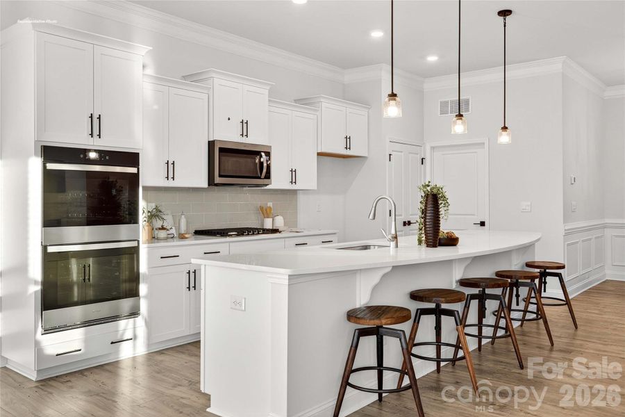 Furnished interior view inside a new home in , Troutman (Image 12).