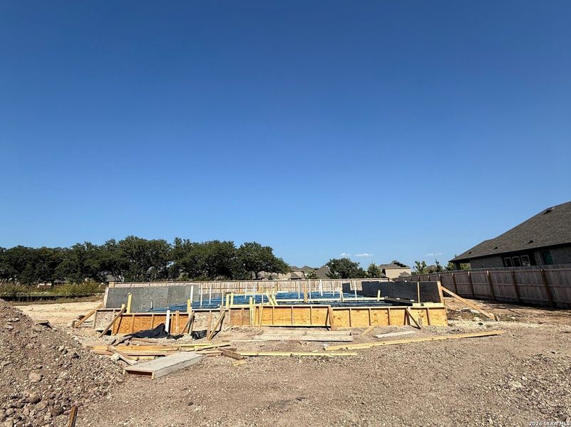 In-progress construction of a new home in Davis Ranch, San Antonio, TX (Image 5). In-progress construction of a new home in Davis Ranch, San Antonio, TX (Image 5).