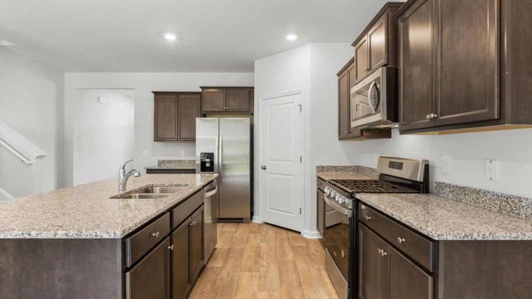 Furnished interior view inside a new home in Rivers Reach, Yemassee (Image 5).