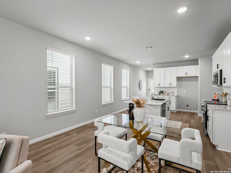 Furnished interior view inside a new home in Cedar Heights, San Antonio (Image 8).