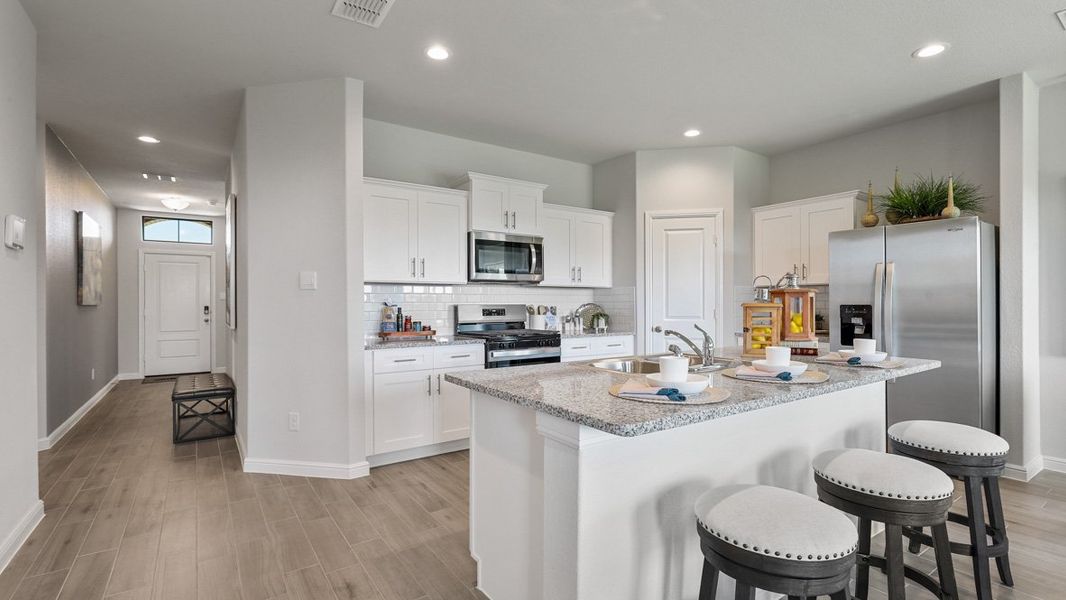Furnished interior view inside a new home in Lankford Farms, Cleburne (Image 5).