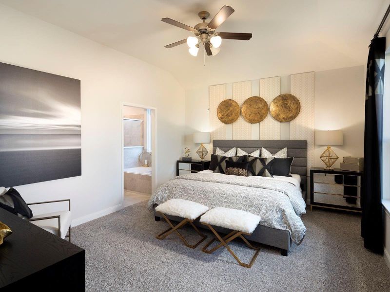 Furnished interior view inside a new home in Riviera Pines - Premier Series, Huffman (Image 10). Furnished interior view inside a new home in Riviera Pines - Premier Series, Huffman (Image 10).