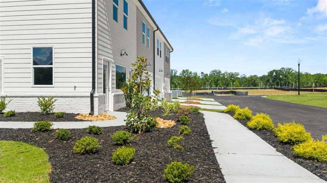 Exterior details and patio area of a home in , Stockbridge (Image 37).