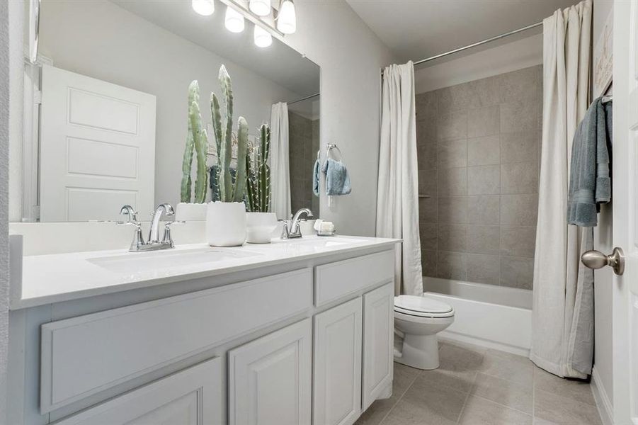 Furnished interior view inside a new home in Stone Eagle, Azle (Image 12).