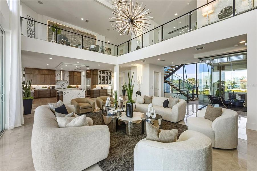 Furnished interior view inside a new home in Legends Bay, Bradenton (Image 59).