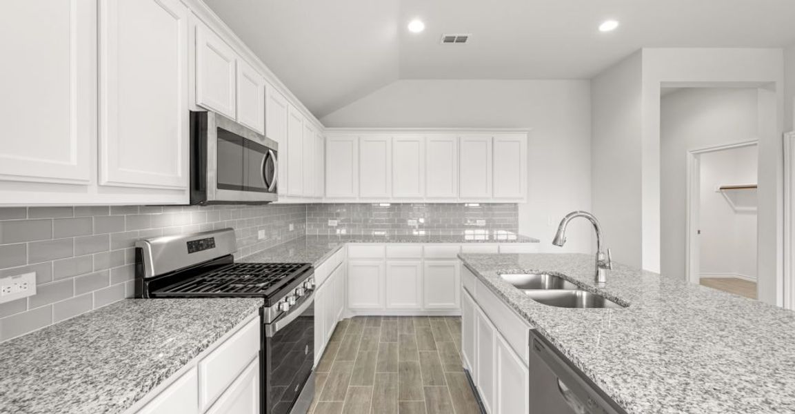 Representative exterior photo of a completed home built from the Atlanta by Impression Homes in Baker Farms, Cleburne, TX (Image 6). Representative exterior photo of a completed home built from the Atlanta by Impression Homes in Baker Farms, Cleburne, TX (Image 6).