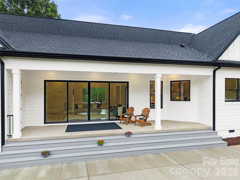 Exterior details and patio area of a home in , Monroe (Image 26).