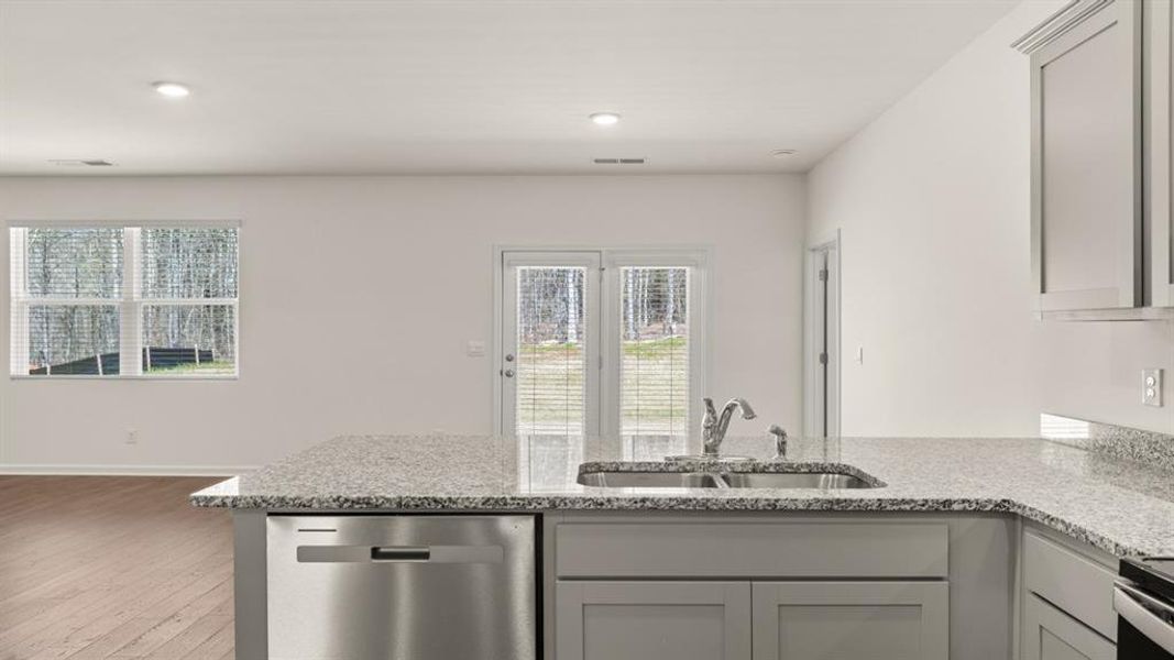 Furnished interior view inside a new home in Champion's Run, Lithonia (Image 11).