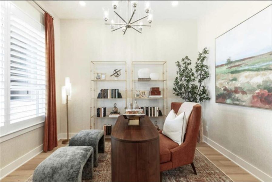 Furnished interior view inside a new home in Canyon Creek Estates, Sherman (Image 22). Furnished interior view inside a new home in Canyon Creek Estates, Sherman (Image 22).