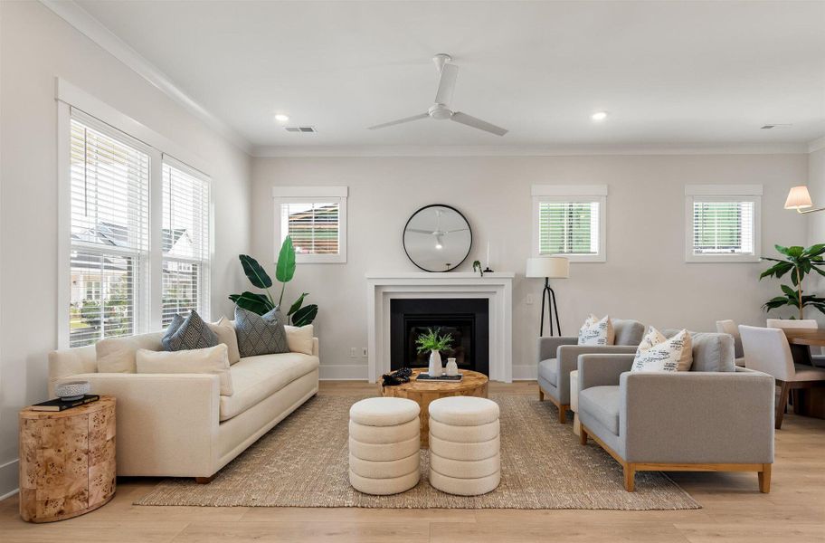 Furnished interior view inside a new home in Nexton, Summerville (Image 5).