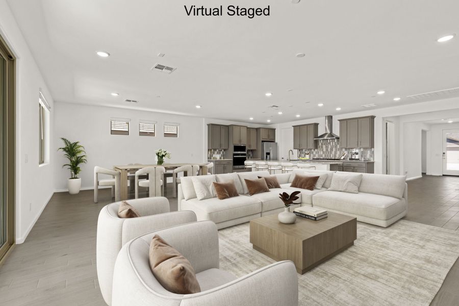 Furnished interior view inside a new home in Montelena, Marana (Image 4).