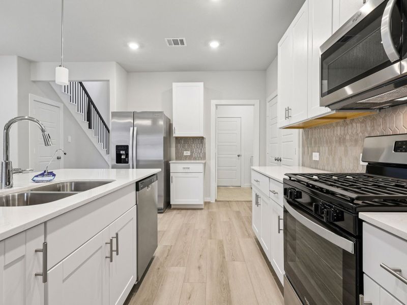 Furnished interior view inside a new home in Riviera Pines - Traditional Series, Huffman (Image 4).
