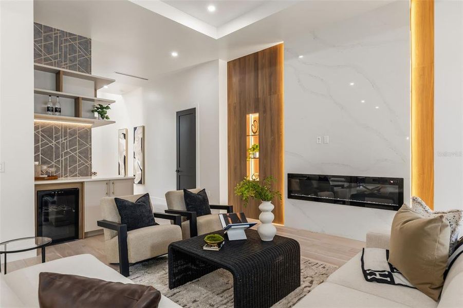 Furnished interior view inside a new home in , Winter Park (Image 67).