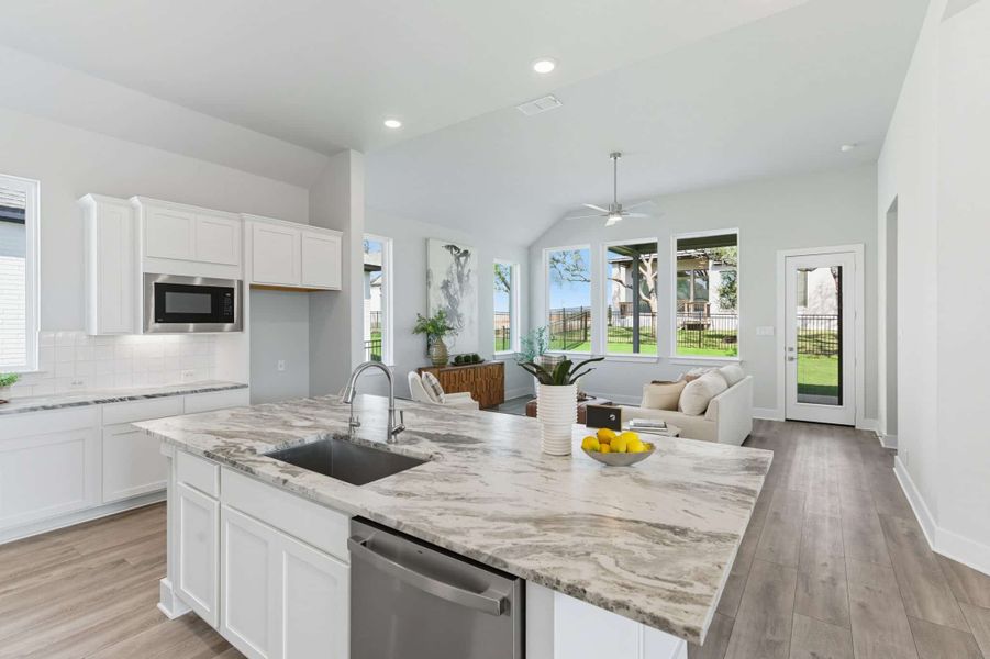 Furnished interior view inside a new home in Prominence – Now Selling, San Antonio (Image 12).