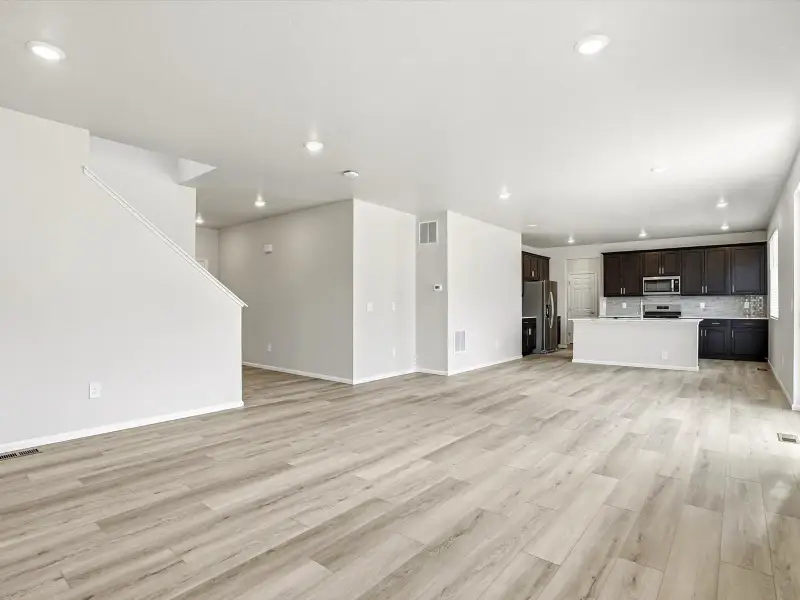 Spacious, unfurnished interior of a new home in Poudre Heights: The Alpine Collection, Windsor (Image 8).