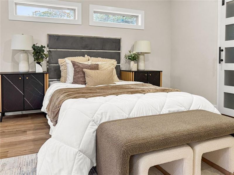 Furnished interior view inside a new home in , Atlanta (Image 14).