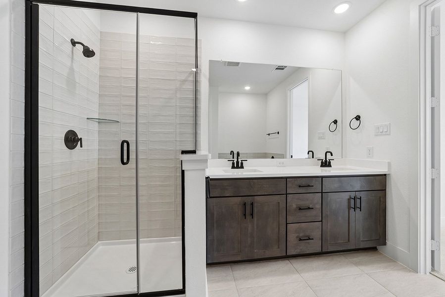 Representative furnished interior of a home built from the Ellis by Landon Homes in Fields - East Village, Frisco (Image 10).